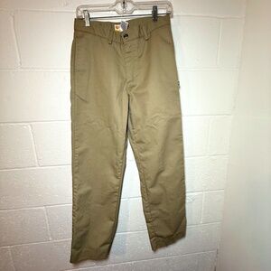 Dennis Uniform Boy's Khaki Flat Front Pants